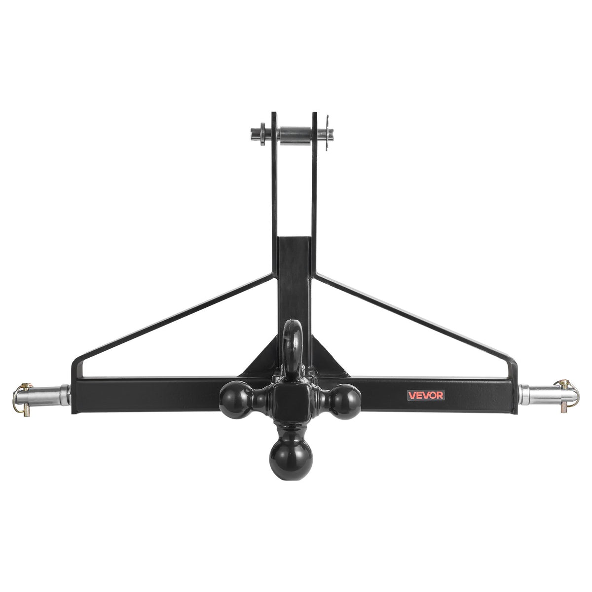 3 Point Trailer Hitch with 2 in Receiver, 3pt Quick Hitch Attachment, Heavy Duty Tractor Tow Drawbar Adapter, V952-ASJXJSQDKSXTJ54AM001V0