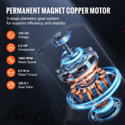 Electric Winch ATV UTV 2041 kg Synthetic Rope Waterproof Remote Control V952-ATVHCSJPYXWXMCF1OV9