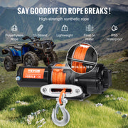 Electric Winch ATV UTV 2041 kg Synthetic Rope Waterproof Remote Control V952-ATVHCSJPYXWXMCF1OV9