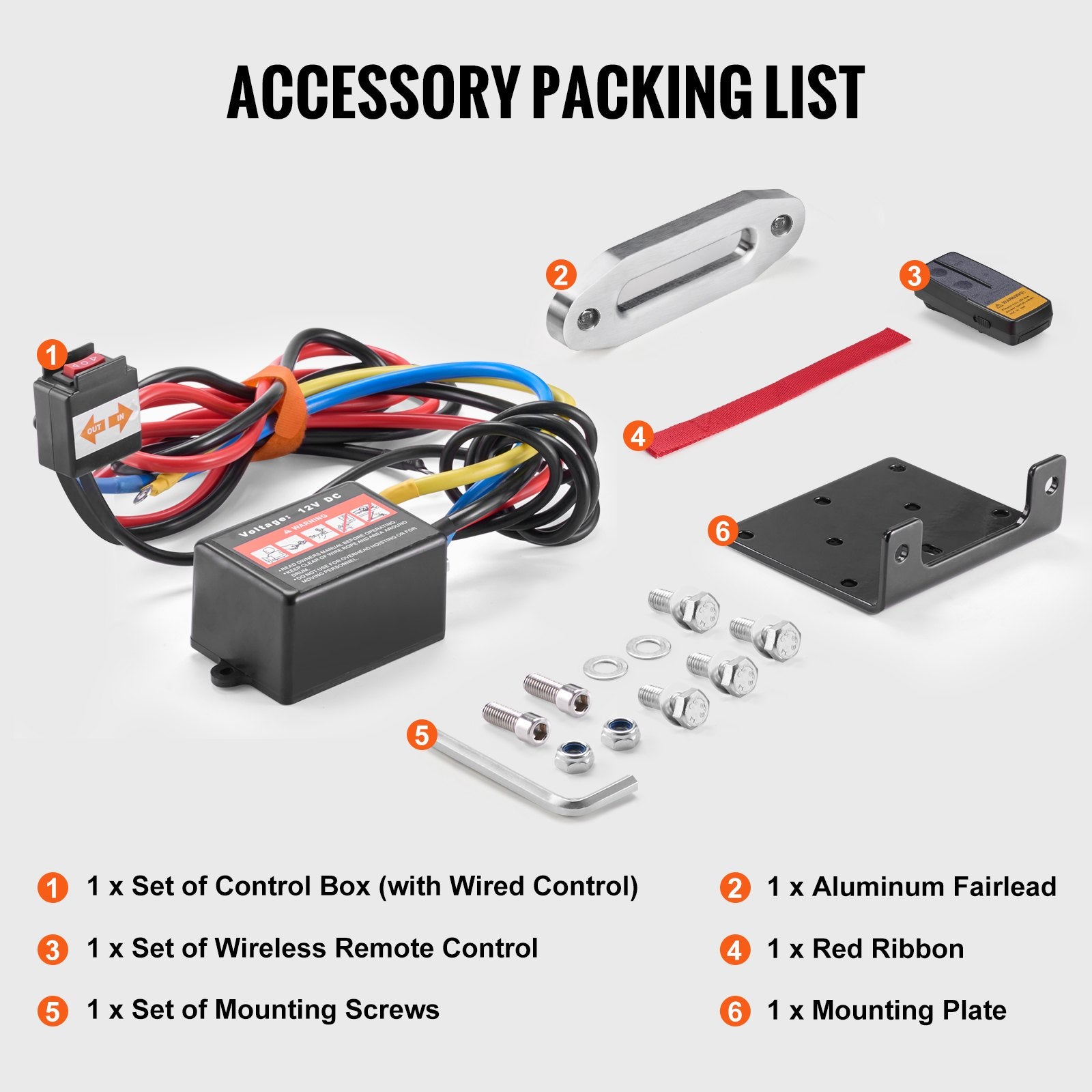 Electric Winch ATV UTV 2041 kg Synthetic Rope Waterproof Remote Control V952-ATVHCSJPYXWXMCF1OV9