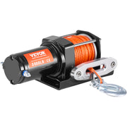 Electric Winch, 1588 kg Line Pull Capacity, 12V DC ATV Winch with 0.5 x 1188.7 cm 12 Strands Synthetic Rope V952-ATVHCSJPYXYKT38ASV9