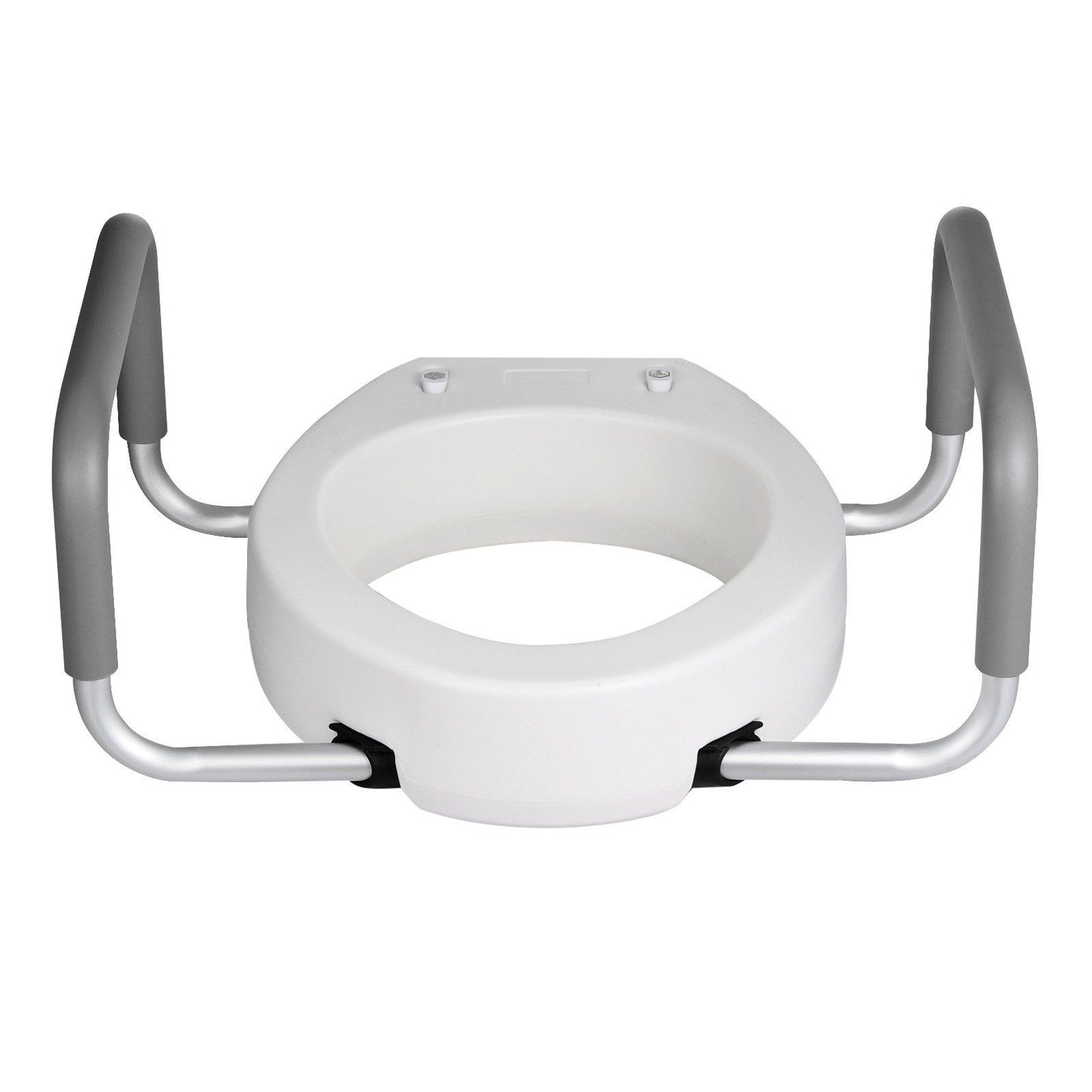 Raised Toilet Seat with Arms, 136.1 kg Load Capacity, 88.9 mm Lift Height, Widened Commode Elevated Toilet V952-AZSJGMTZD35YISHJB001V0