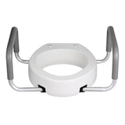 Raised Toilet Seat with Arms, 136.1 kg Load Capacity, 88.9 mm Lift Height, Widened Commode Elevated Toilet V952-AZSJGMTZD35YISHJB001V0