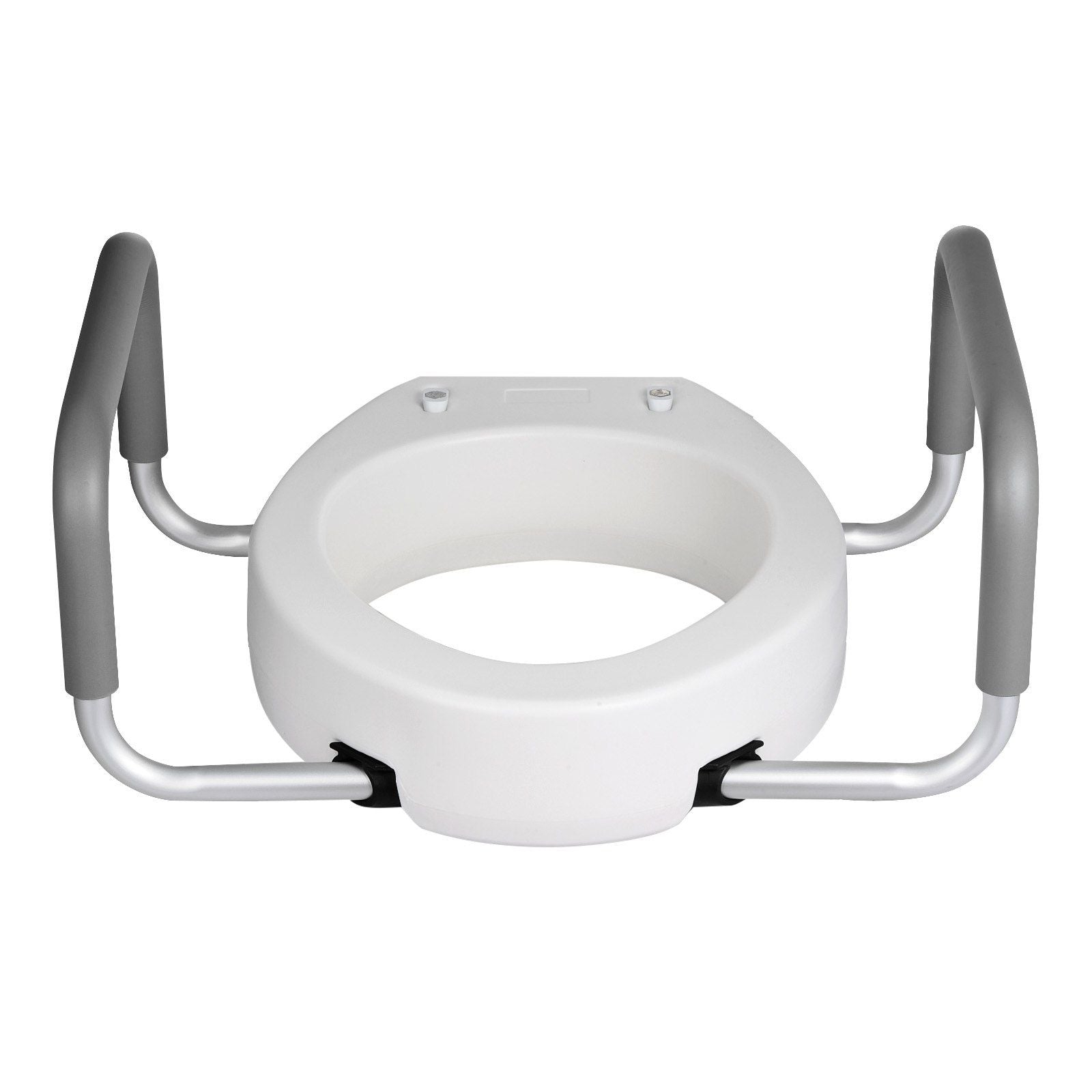 Raised Toilet Seat with Arms, 136.1 kg Load Capacity, 88.9 mm Lift Height, Widened Commode Elevated Toilet V952-AZSJGMTZD35YISHJB001V0