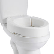 Raised Toilet Seat, 136.1 kg Load Capacity, 88.9 mm Lift Height, Commode Elevated Toilet Seat Riser with V952-AZSJGMTZD35YO6XQR001V0