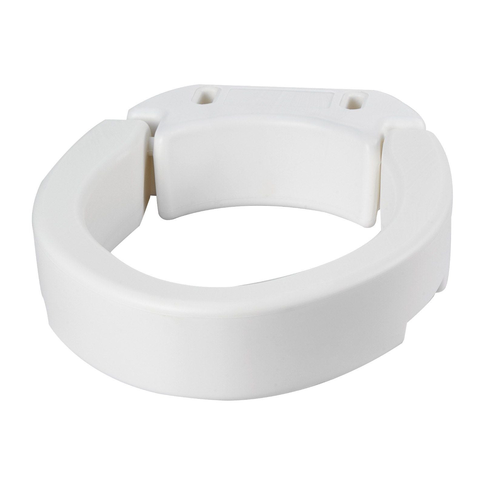 Raised Toilet Seat, 136.1 kg Load Capacity, 88.9 mm Lift Height, Commode Elevated Toilet Seat Riser with V952-AZSJGMTZD35YO6XQR001V0