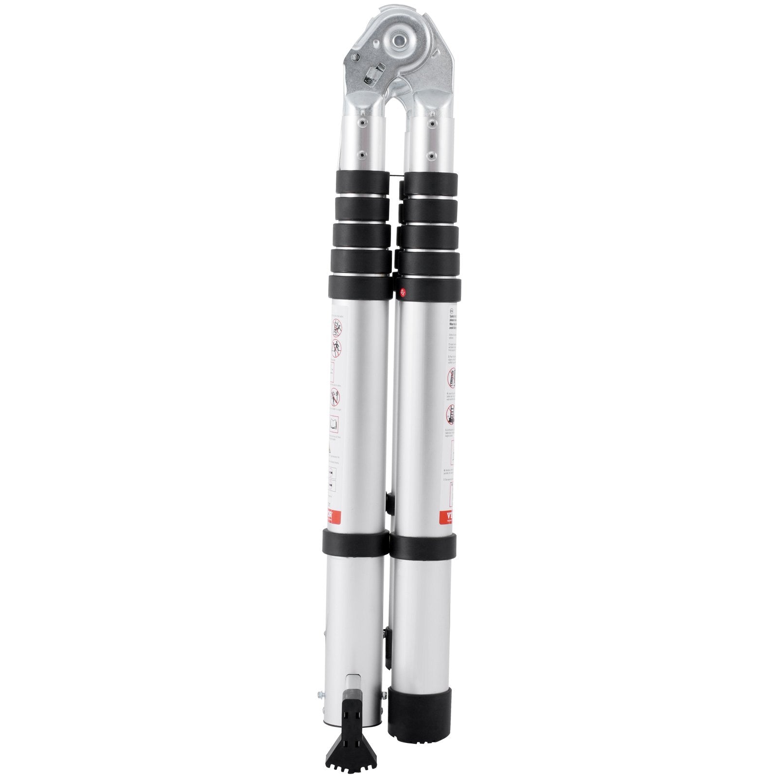 Telescoping Extension Ladder 12.5FT A-Shape w/ Stabilizer Bar for RV V952-AZXSSLTNLSLK7NWR8V0