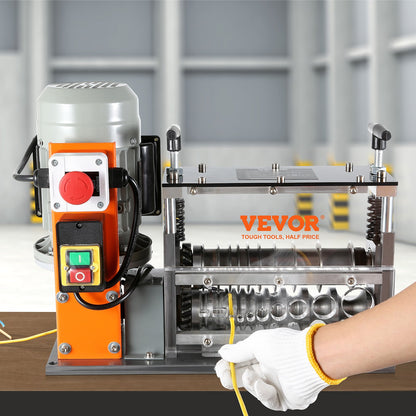 Automatic Wire Stripping Machine, 0.06''-1.57'' Electric Motorized Cable Stripper, 750 W, 98 ft/min Wire V952-B750W101538MMFDI9V3