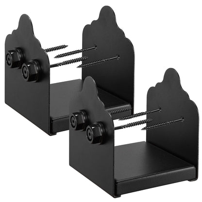 6x6 Post Base 2 Pcs, Inner Size 5.9x5.55 inch / 150x141 mm Post Brackets, Heavy Duty Carbon Steel Decking V952-BBLZDZTG1PCS9BMQZ001V0