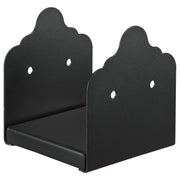 6x6 Post Base 2 Pcs, Inner Size 5.9x5.55 inch / 150x141 mm Post Brackets, Heavy Duty Carbon Steel Decking V952-BBLZDZTG1PCS9BMQZ001V0