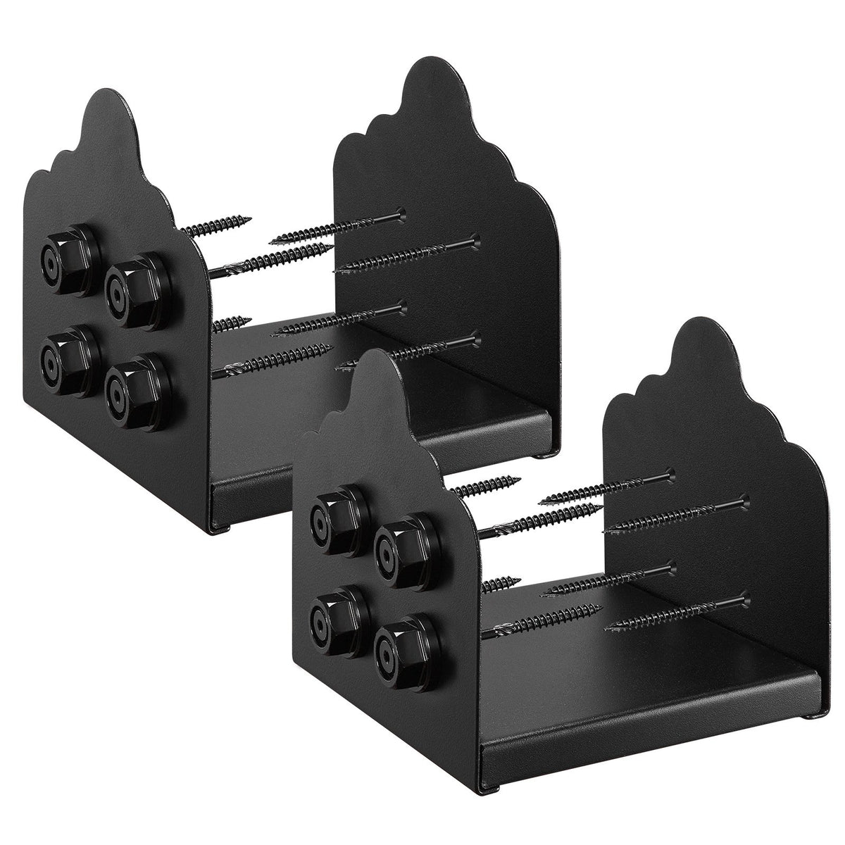 8x8 Post Base 2 Pcs, Inner Size 7.9x7.5 inch / 200x190 mm Post Brackets, Heavy Duty Carbon Steel Decking V952-BBLZDZTG1PCSPAADQ001V0