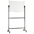 91.5x61cm Rolling Magnetic Whiteboard, Double-sided Mobile Whiteboard, Adjustable Height Dry Erase Board with V952-BBYCDL3624ABSW8OMV0
