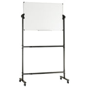 91.5x61cm Rolling Magnetic Whiteboard, Double-sided Mobile Whiteboard, Adjustable Height Dry Erase Board with V952-BBYCDL3624ABSW8OMV0