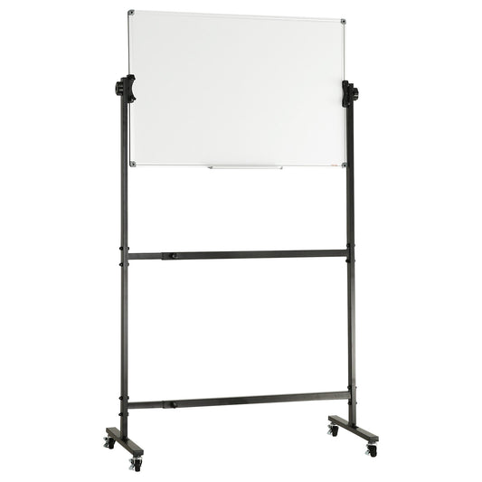 91.5x61cm Rolling Magnetic Whiteboard, Double-sided Mobile Whiteboard, Adjustable Height Dry Erase Board with V952-BBYCDL3624ABSW8OMV0
