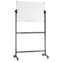 91.5x61cm Rolling Magnetic Whiteboard, Double-sided Mobile Whiteboard, Adjustable Height Dry Erase Board with V952-BBYCDL3624ABSW8OMV0