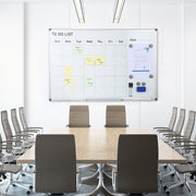 Magnetic Whiteboard Dry Erase Board 36" x 24" Wall Mounted for Office V952-BBYCXG3624ABS1776V0