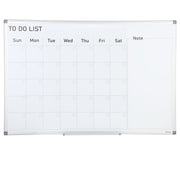 Magnetic Whiteboard Dry Erase Board 36" x 24" Wall Mounted for Office V952-BBYCXG3624ABS1776V0