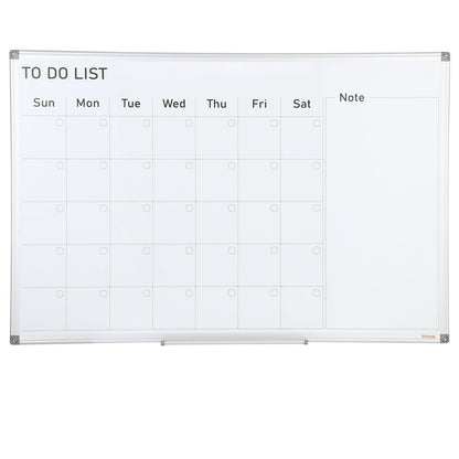 Magnetic Whiteboard Dry Erase Board 36" x 24" Wall Mounted for Office V952-BBYCXG3624ABS1776V0