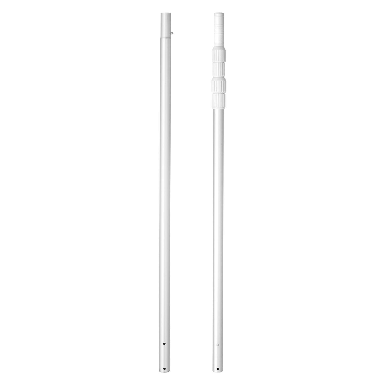 Pool Pole, 1 to 3.66 m Telescoping Swimming Pool Cleaning Poles, Professional Adjustable Telescopic Pole with V952-BCGYCQJTJYCGUEC1M001V0