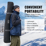 Portable Ice Shelter, 6-8 Person Pop-Up Ice Fishing Tent, 70 Square Feet Fishable Area, Ice Shanty for Winter V952-BDBHS141737003OIPV0