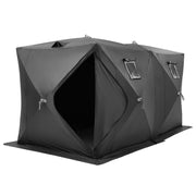 Portable Ice Shelter, 6-8 Person Pop-Up Ice Fishing Tent, 70 Square Feet Fishable Area, Ice Shanty for Winter V952-BDBHS141737003OIPV0