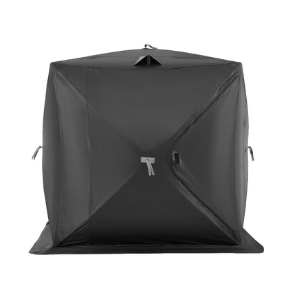 Portable Ice Shelter, 6-8 Person Pop-Up Ice Fishing Tent, 70 Square Feet Fishable Area, Ice Shanty for Winter V952-BDBHS141737003OIPV0