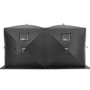 Portable Ice Shelter, 6-8 Person Pop-Up Ice Fishing Tent, 70 Square Feet Fishable Area, Ice Shanty for Winter V952-BDBHS141737003OIPV0
