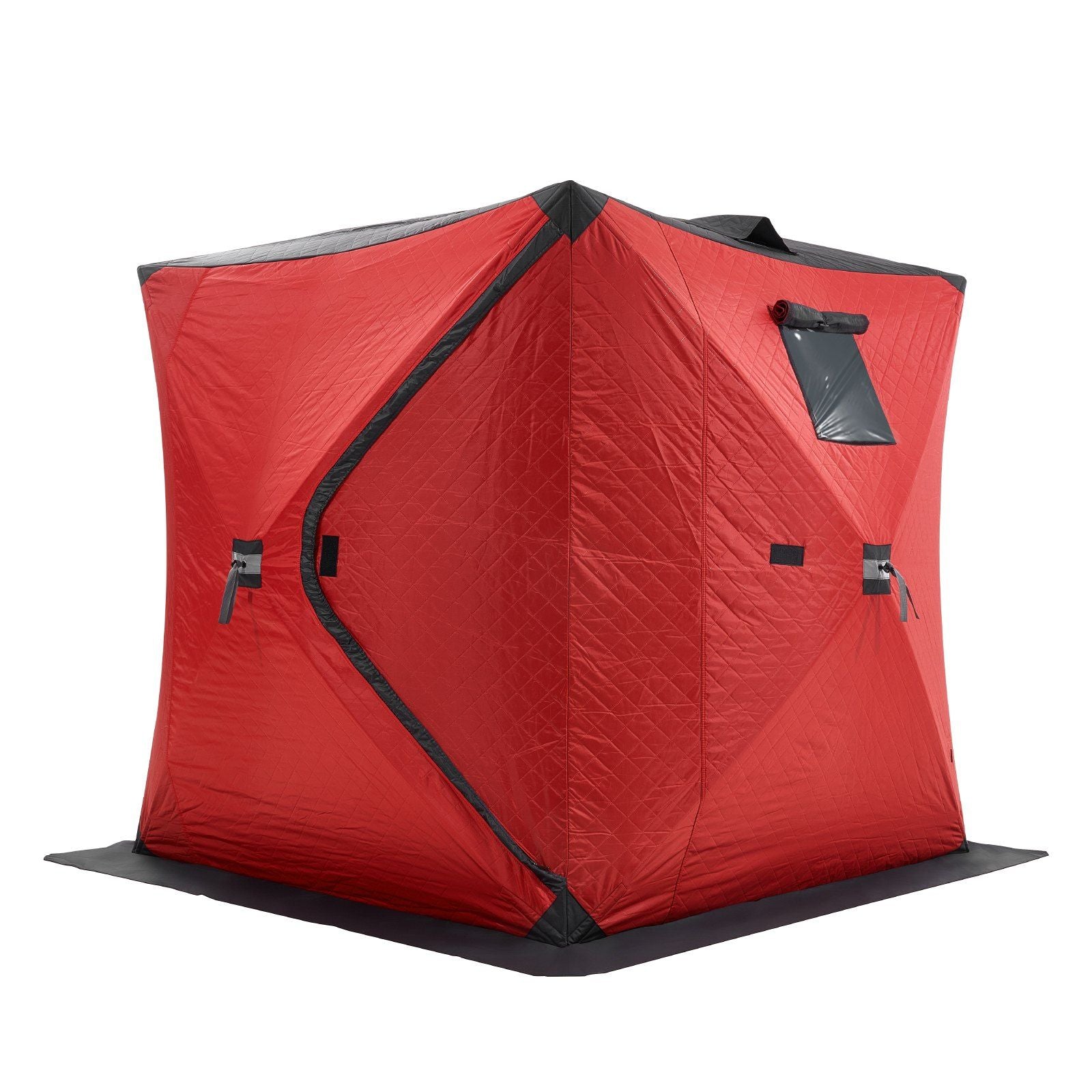 Portable Ice Shelter, 3-4 Person Insulated Pop-Up Ice Fishing Tent, 35 Square Feet Fishable Area, Thermal Ice V952-BDBHS707080IORFPQV0