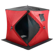 Portable Ice Shelter, 3-4 Person Insulated Pop-Up Ice Fishing Tent, 35 Square Feet Fishable Area, Thermal Ice V952-BDBHS707080IORFPQV0