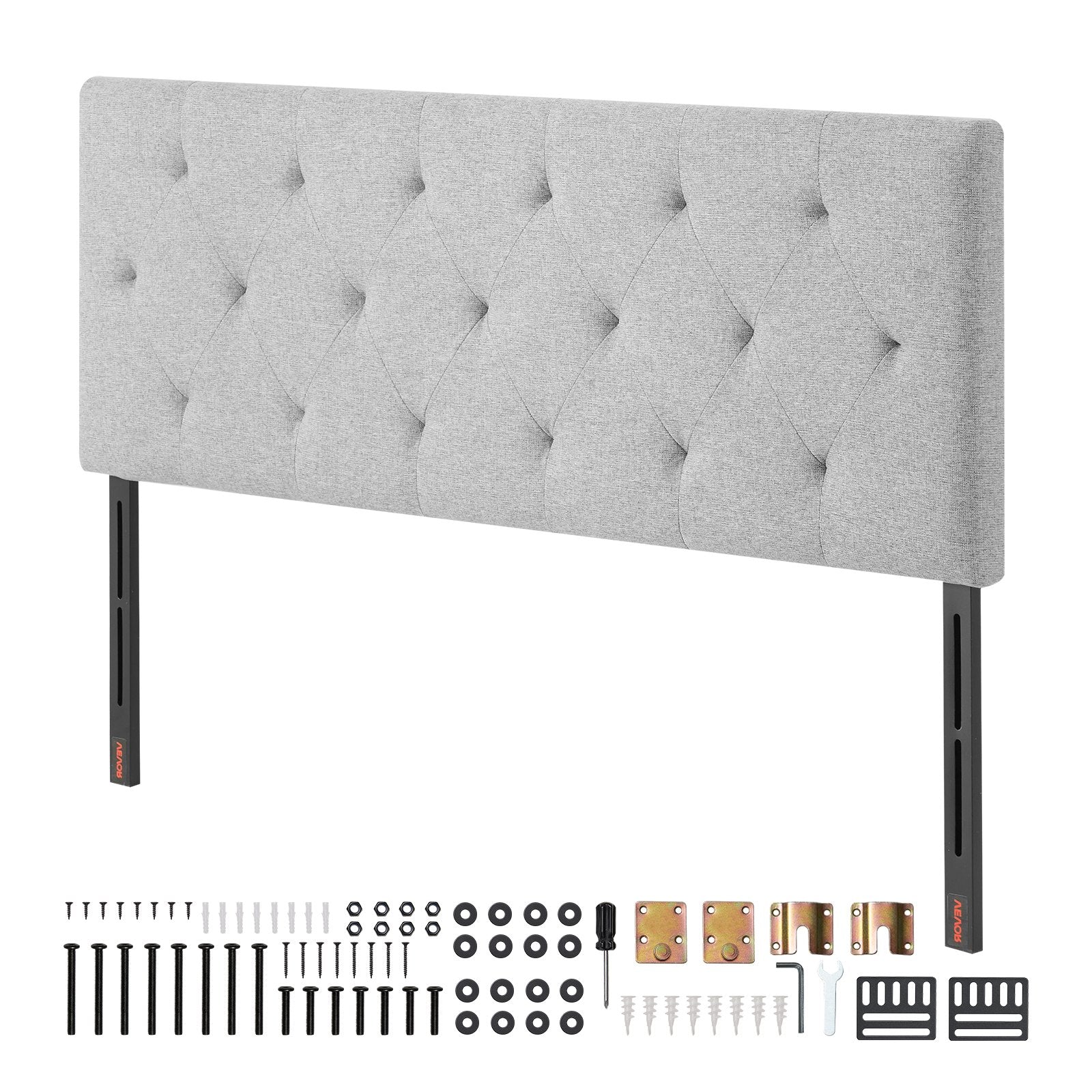 Headboard, Full Size Headboard with Adjustable Height, Comfortable Diamond Tufted for Full Size Bed, W 56.3 x V952-BDDCTBFULLW5EX1OJ002V0