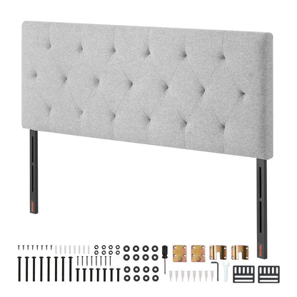 Headboard, Full Size Headboard with Adjustable Height, Comfortable Diamond Tufted for Full Size Bed, W 56.3 x V952-BDDCTBFULLW5EX1OJ002V0