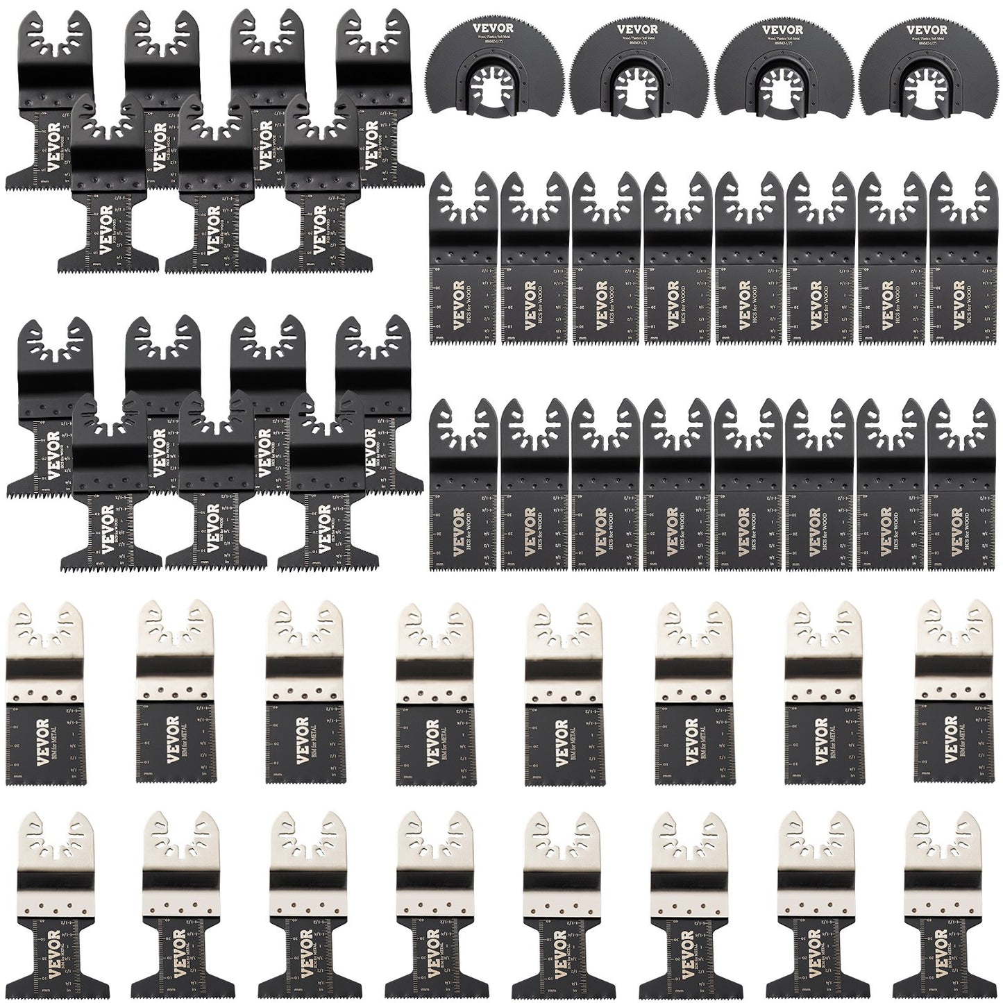 Oscillating Multi Tool Saw Blades Multi Tool Blades 50PCS for Wood Metal V952-BDGJDPDC50PCSX2D8V0
