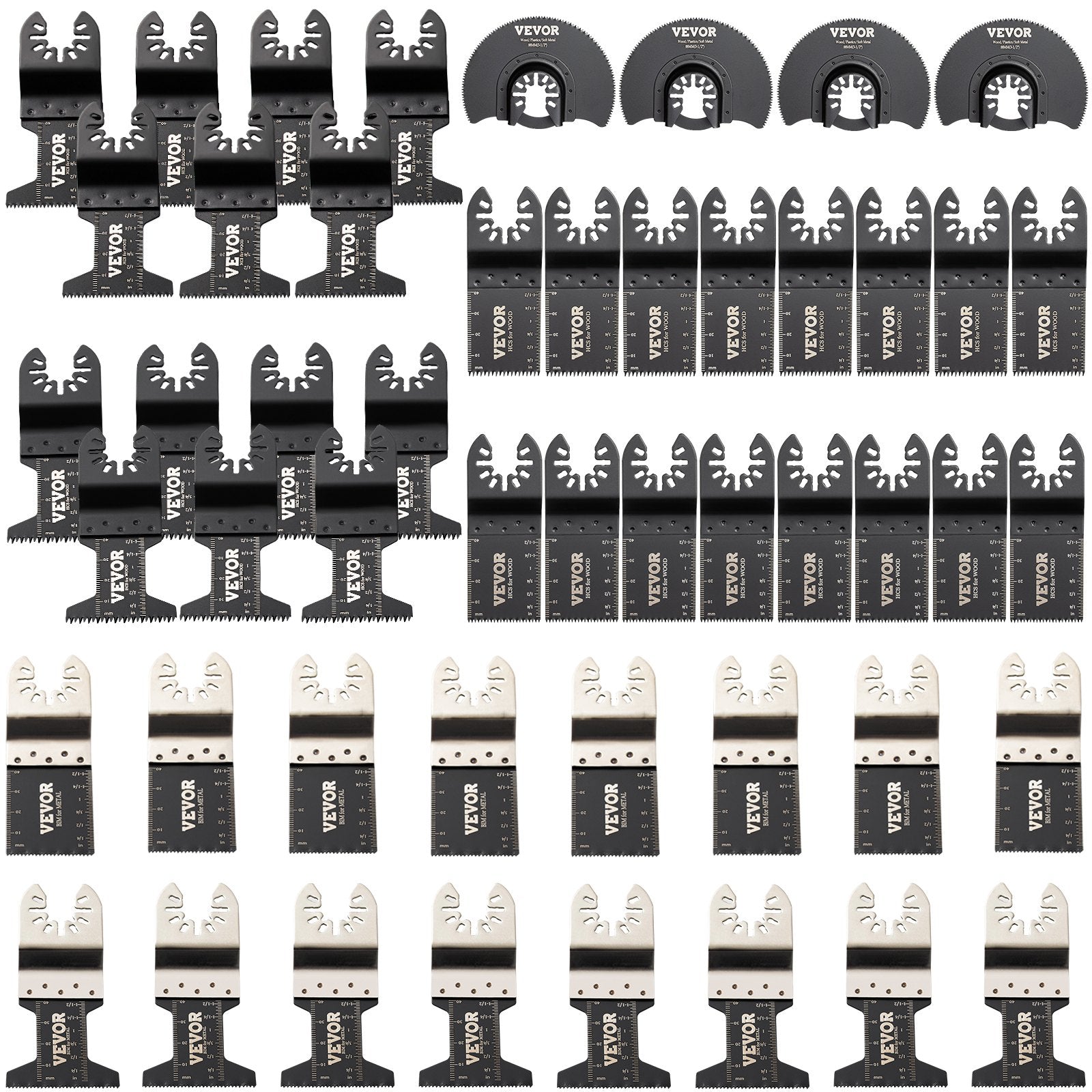Oscillating Multi Tool Saw Blades Multi Tool Blades 50PCS for Wood Metal V952-BDGJDPDC50PCSX2D8V0