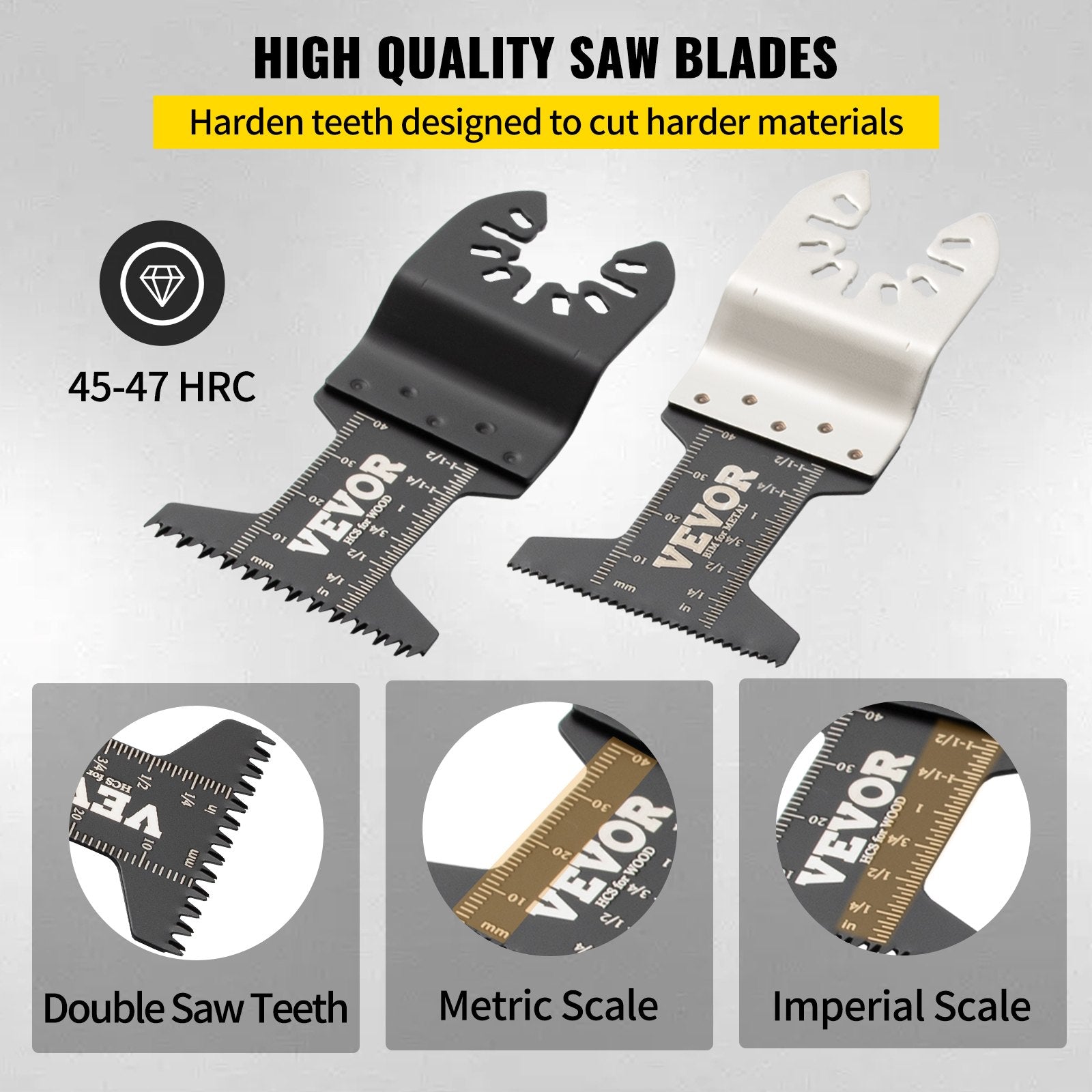Oscillating Multi Tool Saw Blades Multi Tool Blades 50PCS for Wood Metal V952-BDGJDPDC50PCSX2D8V0