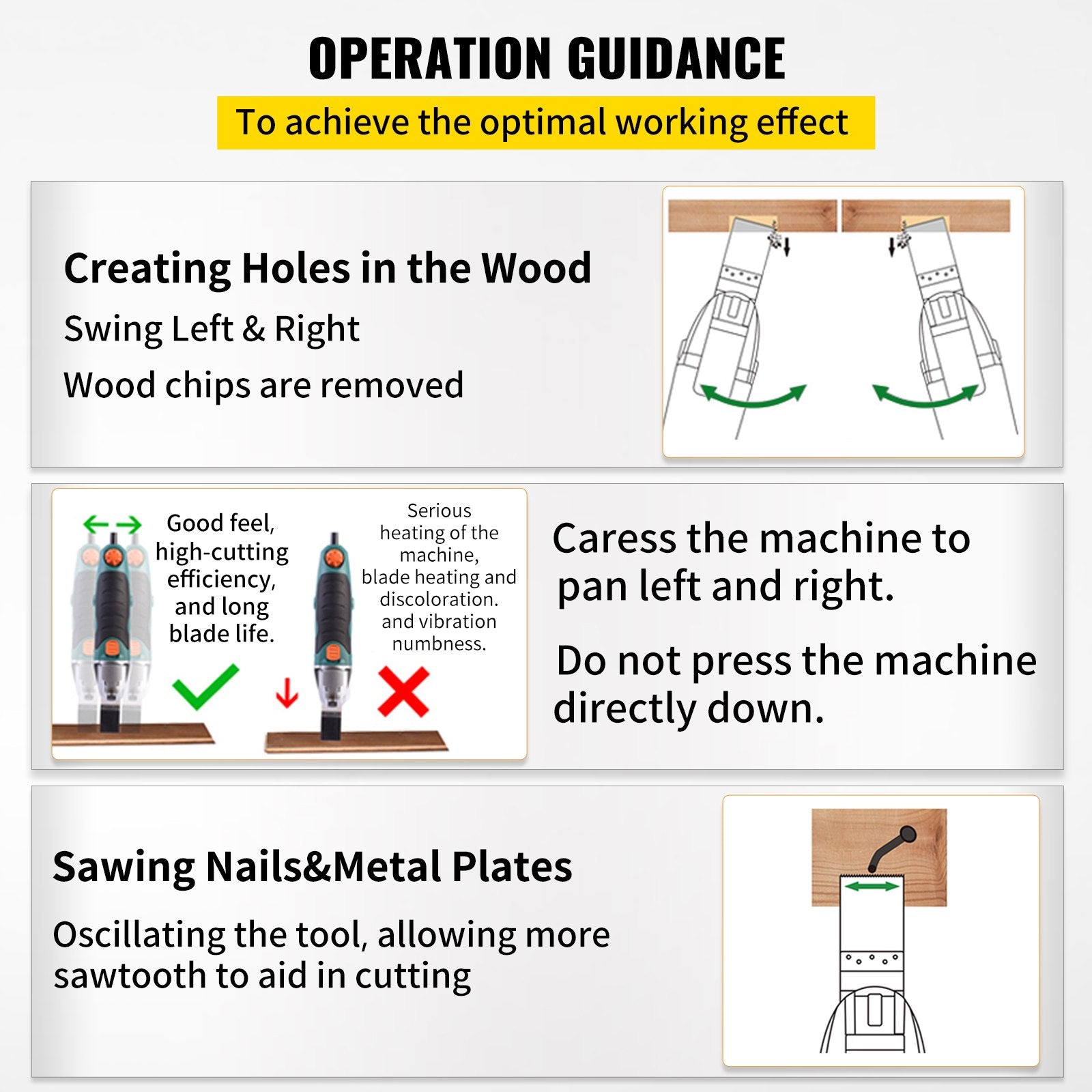 Oscillating Multi Tool Saw Blades Multi Tool Blades 50PCS for Wood Metal V952-BDGJDPDC50PCSX2D8V0