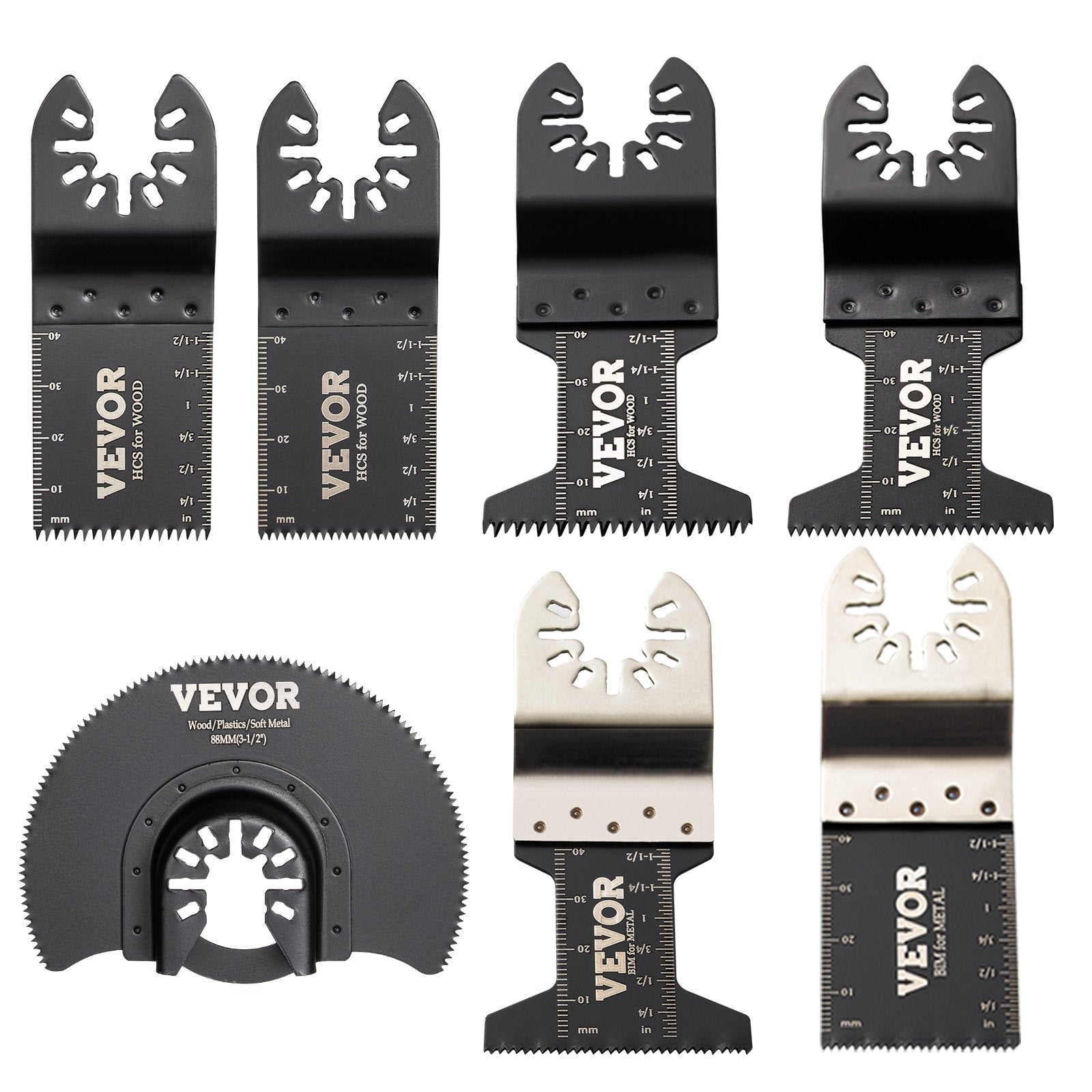 Oscillating Multi Tool Saw Blades Multi Tool Blades 50PCS for Wood Metal V952-BDGJDPDC50PCSX2D8V0