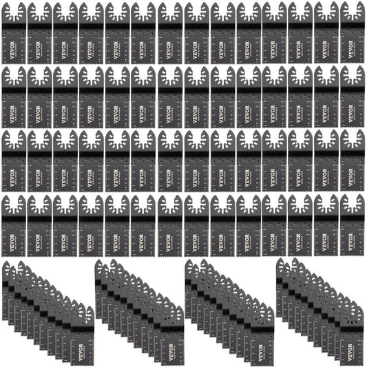 100PCS Oscillating Saw Blades, Quick Release Multitool Blades Kit, HCS Tool Blades for Wood Plastic, V952-BDGJDPG100PCSS199V0