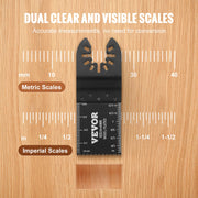 50PCS Oscillating Saw Blades, Universal Quick Release Oscillating Saw Blades, Multitool Tool Blades for Wood V952-BDGJDPQR50PCSVDUMV0