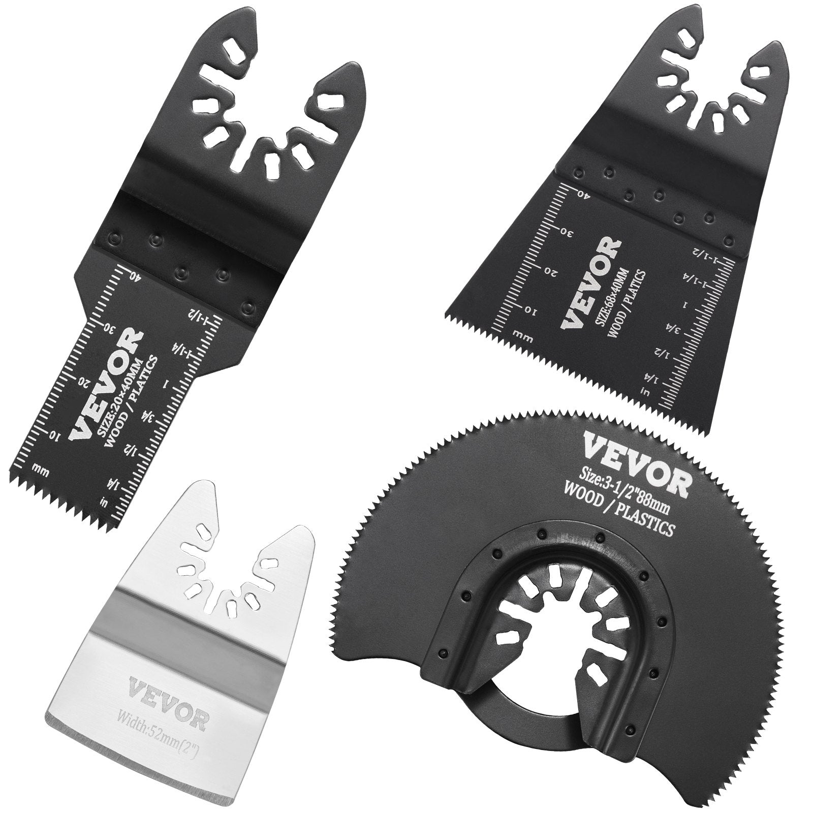 30PCS Multi Tool Blades Kits, Universal Quick Release Oscillating Saw Blades, 8 Types Wood Metal Plastic V952-BDGJDPTZ33PCSGK9LV0