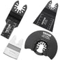 30PCS Multi Tool Blades Kits, Universal Quick Release Oscillating Saw Blades, 8 Types Wood Metal Plastic V952-BDGJDPTZ33PCSGK9LV0