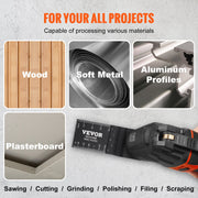 30PCS Multi Tool Blades Kits, Universal Quick Release Oscillating Saw Blades, 8 Types Wood Metal Plastic V952-BDGJDPTZ33PCSGK9LV0