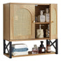 Bathroom Wall Cabinet, with 2 Doors and Adjustable Shelf, Over the Toilet Storage Medicine Cabinet Wall V952-BDMJG2JYJGBSE1Z17001V0