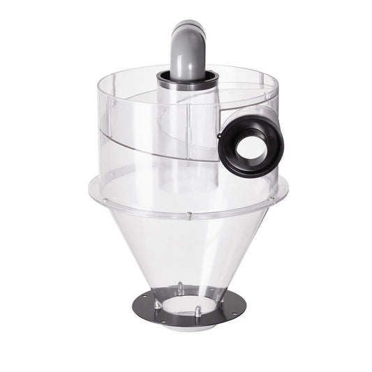 Cyclone Dust Separator, 4" Retrofit Cyclone Separator for Dust Collectors, ABS Dust Deputy With 2" Hole O.D. V952-BDTXFCCQTJZXTEJX5V0