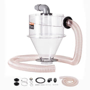 Cyclone Dust Separator, 4" Retrofit Cyclone Separator for Dust Collectors, ABS Dust Deputy With 2" Hole O.D. V952-BDTXFCCQTJZXTEJX5V0