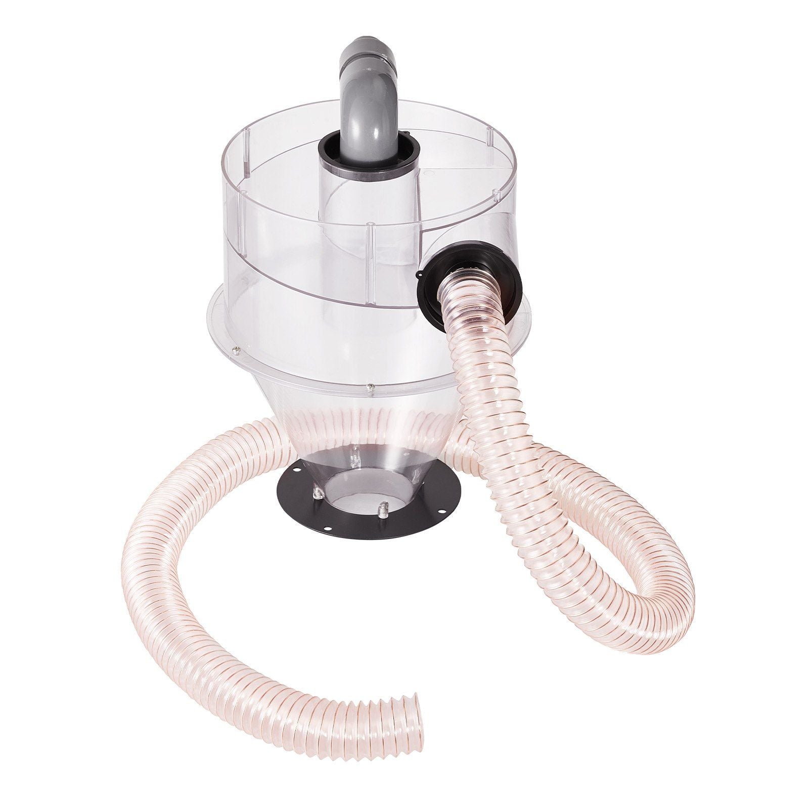 Cyclone Dust Separator, 4" Retrofit Cyclone Separator for Dust Collectors, ABS Dust Deputy With 2" Hole O.D. V952-BDTXFCCQTJZXTEJX5V0