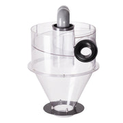 Cyclone Dust Separator, 4" Retrofit Cyclone Separator for Dust Collectors, ABS Dust Deputy With 2" Hole O.D. V952-BDTXFCCQTJZXTEJX5V0