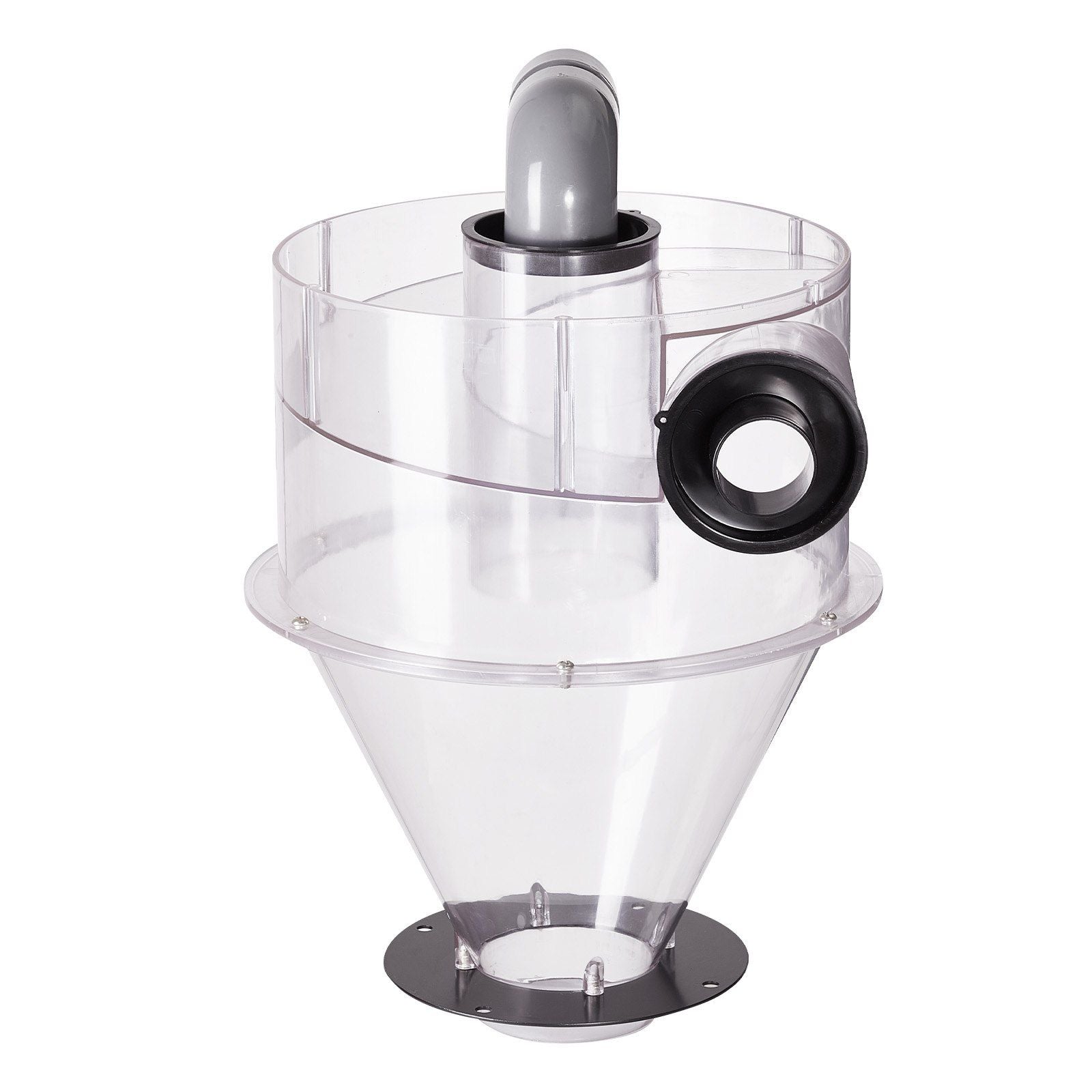 Cyclone Dust Separator, 4" Retrofit Cyclone Separator for Dust Collectors, ABS Dust Deputy With 2" Hole O.D. V952-BDTXFCCQTJZXTEJX5V0