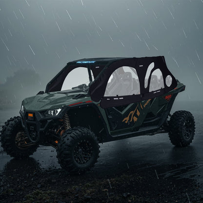 Cab Enclosure Upper Doors, Compatible with Polaris RZR PRO 2020-2024/Polaris RZR Turbo2022-2024, Soft Upper V952-BDWQPOLARISRJFHE6001V0
