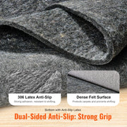 Rug Pad Gripper 8' x 10' Protective Carpet Pad 0.24" Thick for All Floors V952-BFHDTDSXPMFHT4MQWV0