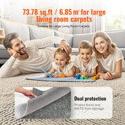 Rug Pad Gripper 8' x 10' Protective Carpet Pad 0.24" Thick for All Floors V952-BFHDTDSXPMFHT4MQWV0